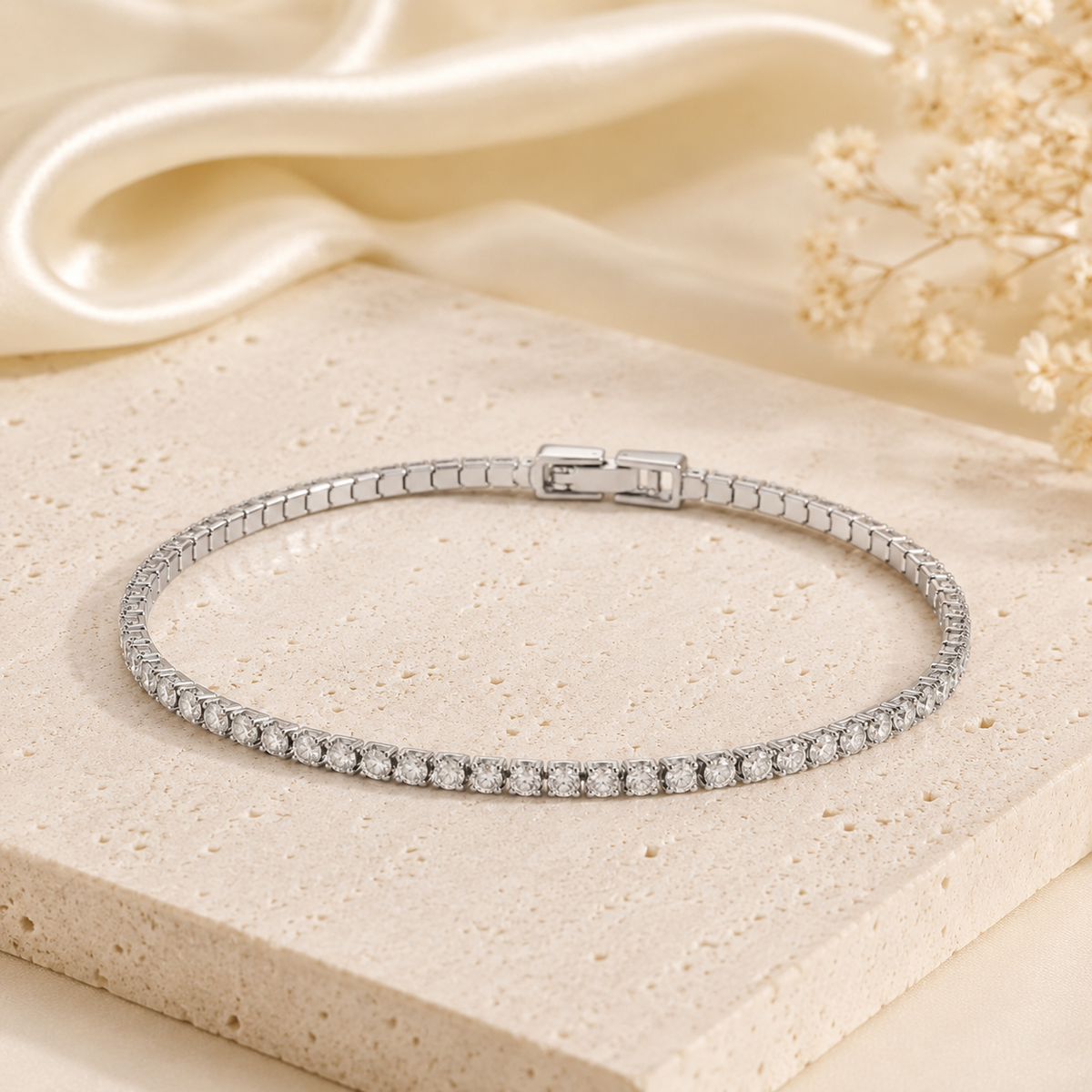 The Aurora Tennis Bracelet – Gold or Silver